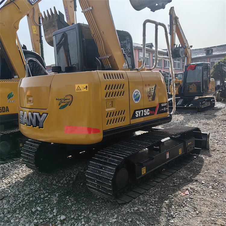 Less Hour Used Sany SY75 Excavator with Original Hydraulic Pump and 274 Working Hours