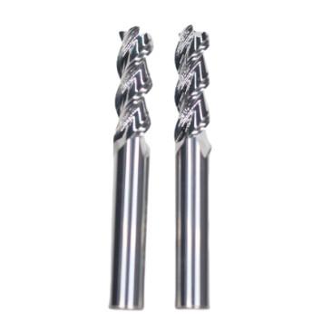 12mm Dia 12*45*12*100 HRC55 3 Flutes Flat Carbide End Mills For Aluminum