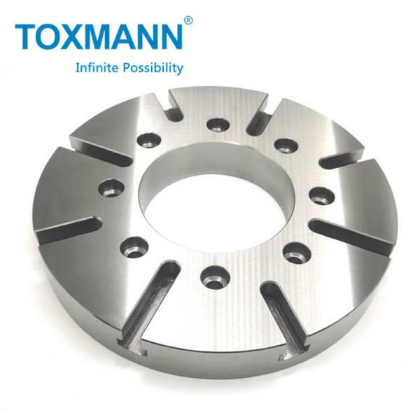 CNC Lathe Processing Parts Alloy Steel Flange Plate Durable Numerical Control