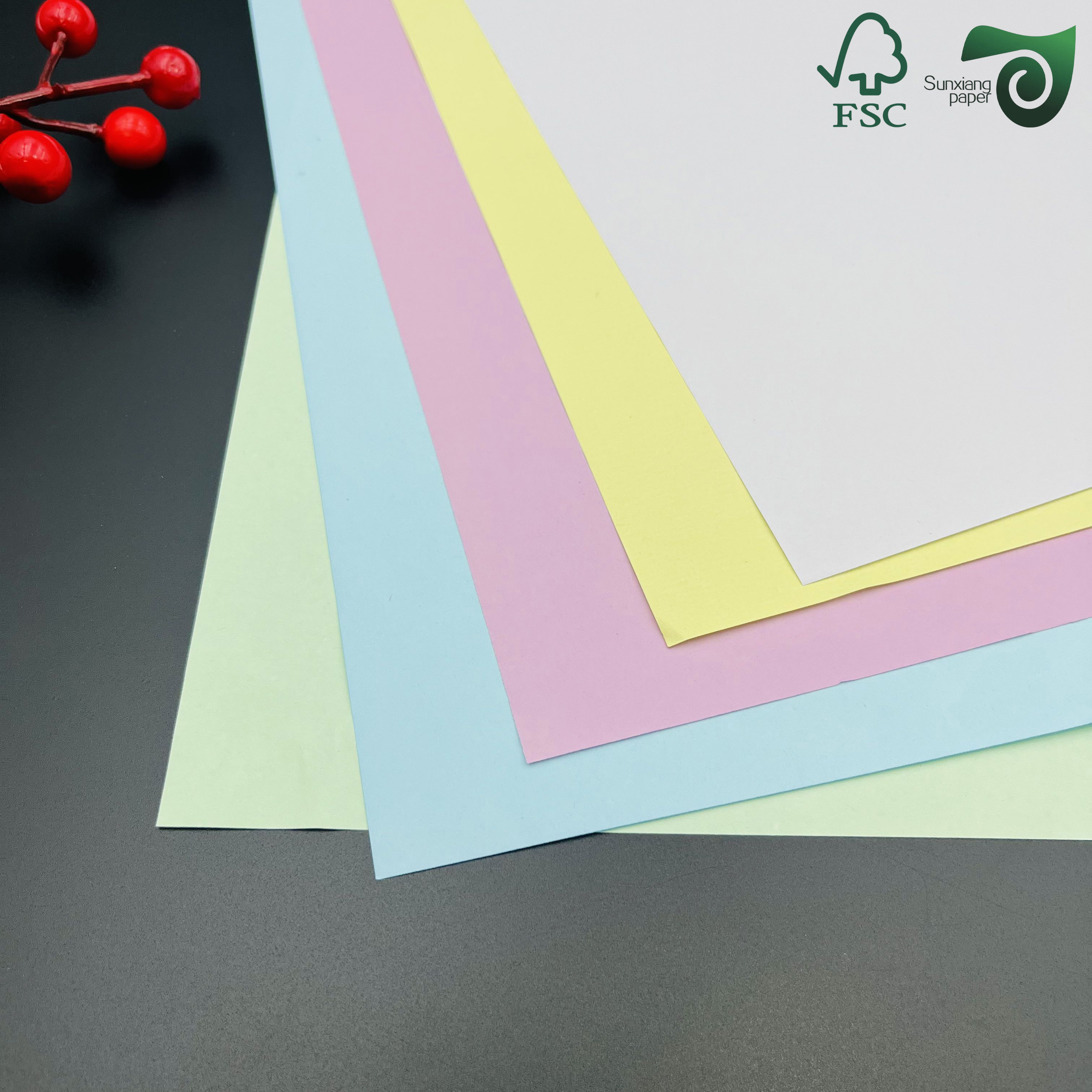 CB CFB CF 9.5" 11" Carbonless NCR Paper For Thermal Printers Crisp Clear Images FSC