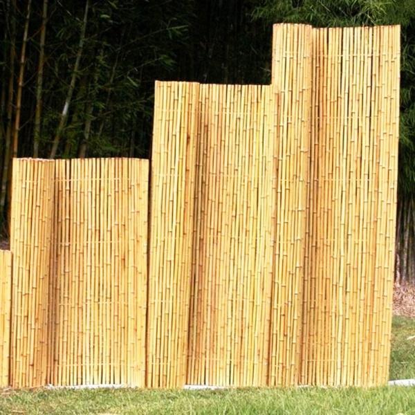 Bamboo Screen Natural Bamboo Fence Rolls Eco-Friendly For Outdoor Balcony Patio
