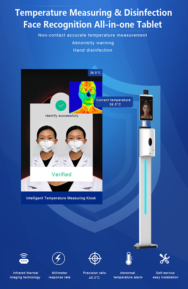 Android 7.1.2 Touchless Hand Sanitizer Dispenser