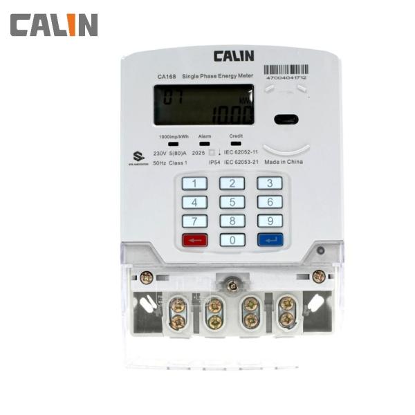Quality Single Phase Smart IP54 Prepaid Electricity Meter With RF Module for sale