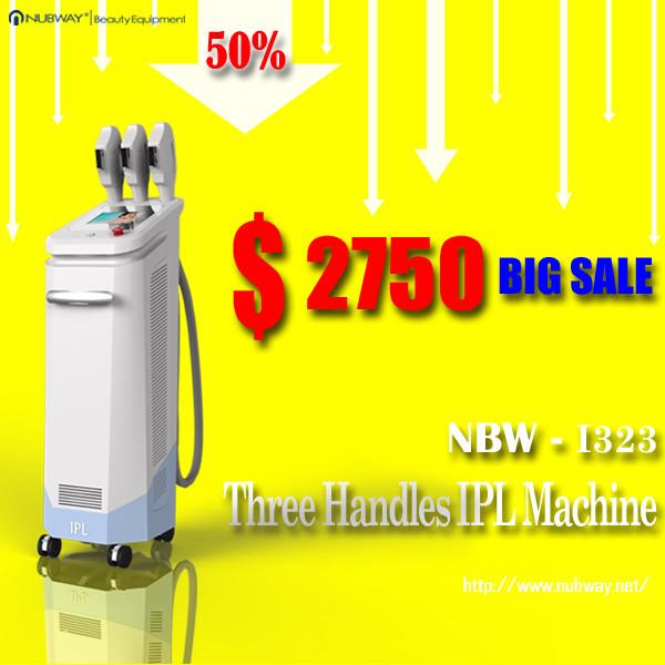 Spa use!!! 50% discounts off! 3 handles multifunctional IPL skin rejuvenation