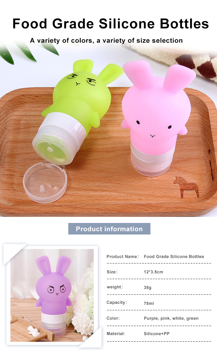 75ML Silicone Travel Bottles