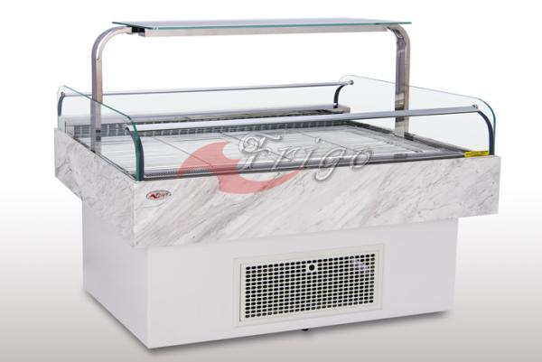 New Island Open Chiller - For Cheese - Sweet - Stainless Steel Shelf - 2 to 6