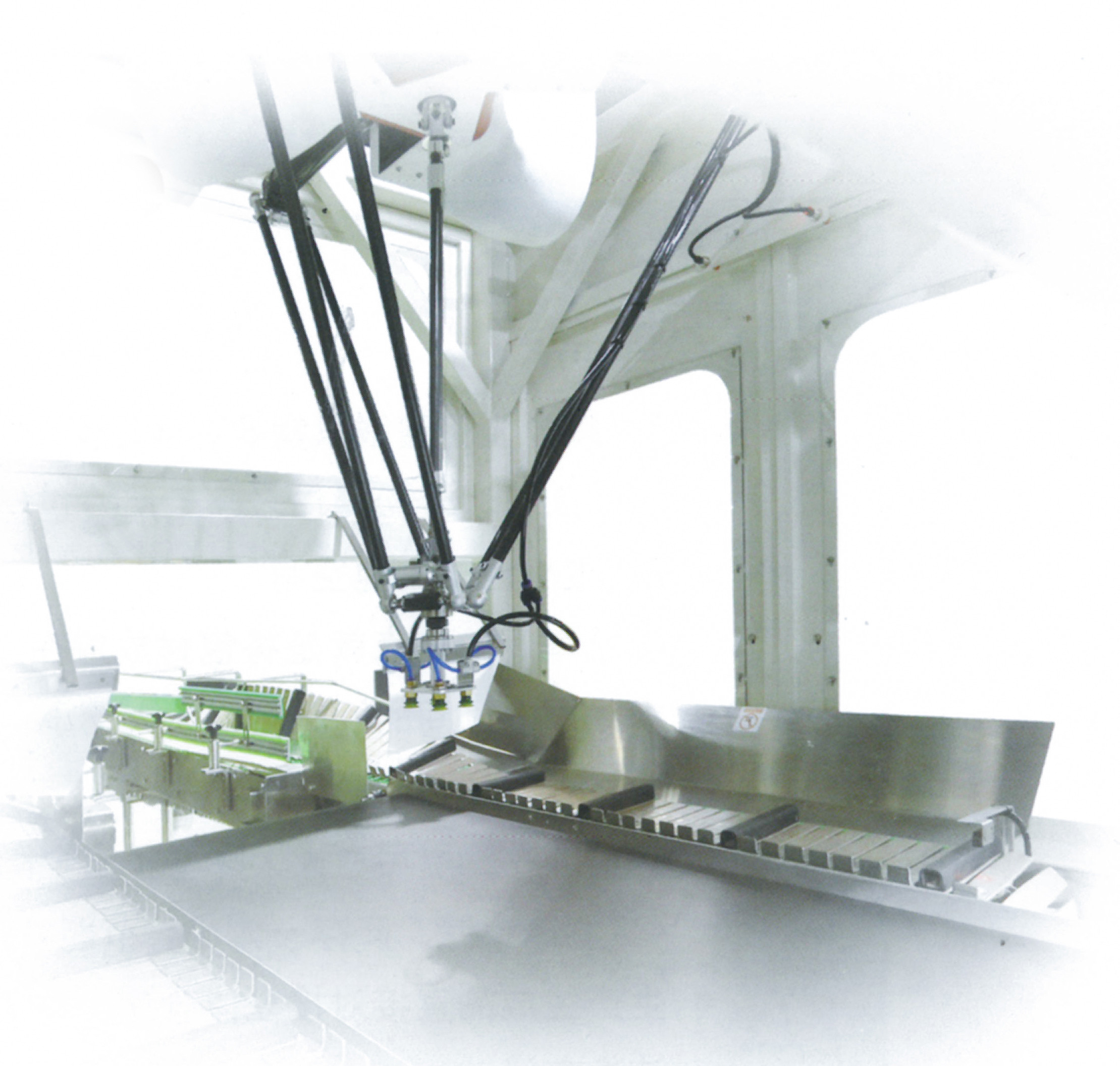 60-120BPM Robotic Bottle Unscrambler For Plastic Bottle Jar High Speed