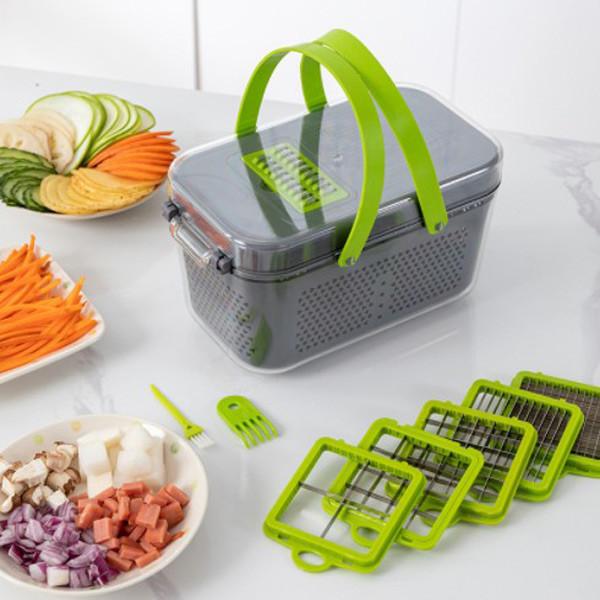 Multifunctional Kitchen Tool Accessories 22 pcs Onion Cutter Vegetable Chopper