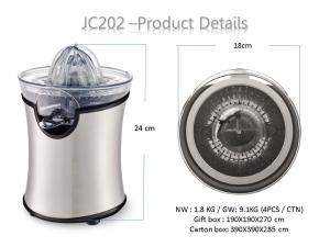  JC202 Compact Stainless Steel Citrus Press Lemon Squeezer Manufactures