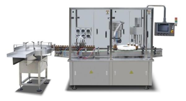 Automatic 100ml Bottle Liquid Filling Capping Machine For Pharmaceutical