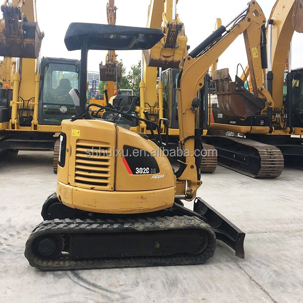 Good quality Second Hand small crawler excavator CAT302 Used hydraulic mini digger caterpillar machine Caterpillar in stock