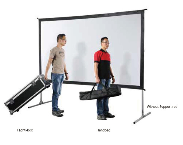 80-400inch Fast Folding Short Throw Projector Screens For Outdoor Camping Church