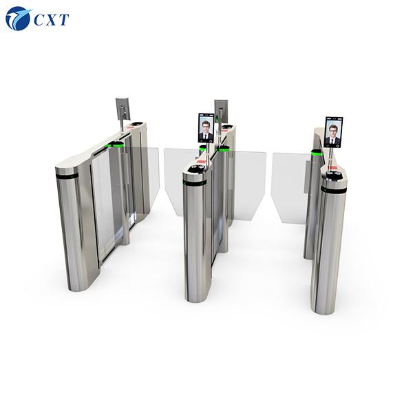Office Building Speed Gate Turnstile Servo Motor SUS304 RFID 118