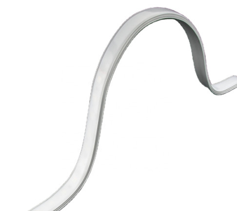 LED Strip Aluminium Profile Surface Mounted Super Slim U Channel Flexible Curve Bendable Alu Extrusion Free Samples