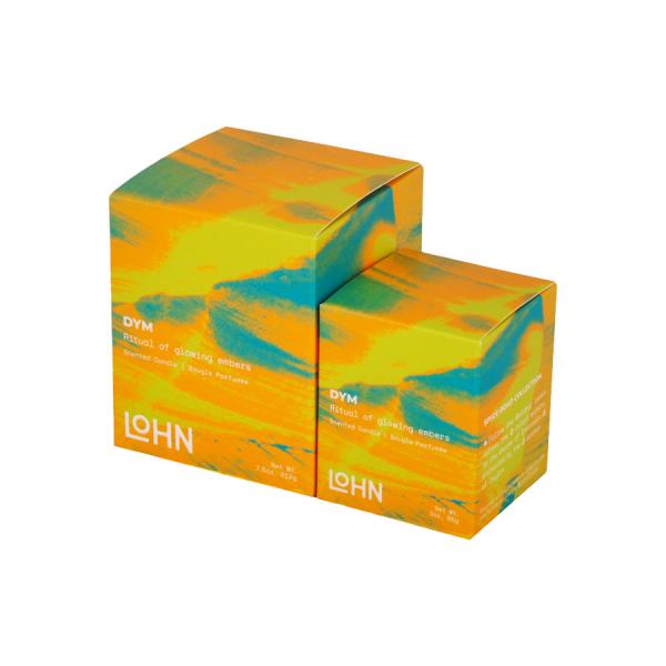 Quality Square Custom Candle Boxes With Logo 1mm Coated Paper Material for sale