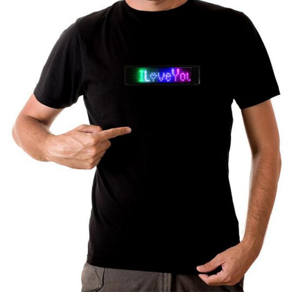 Quality Programmable LED Lighting T Shirt Customized For Party Festival for sale