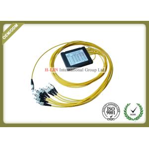 1 To 2 Way 4 Way 8 Way Fiber Optical Splitter Dual Window With FC UPC Connector