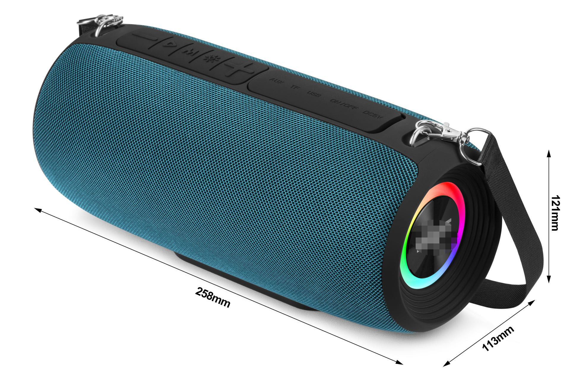 Portable 10W Hi-Fi Bluetooth Speaker, Delivering Powerful Crystal Clear Sound For TV Projector Cellphone