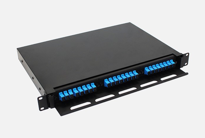 24 Cores Optical Distribution Frame ODF Fiber Panel Rack Mount