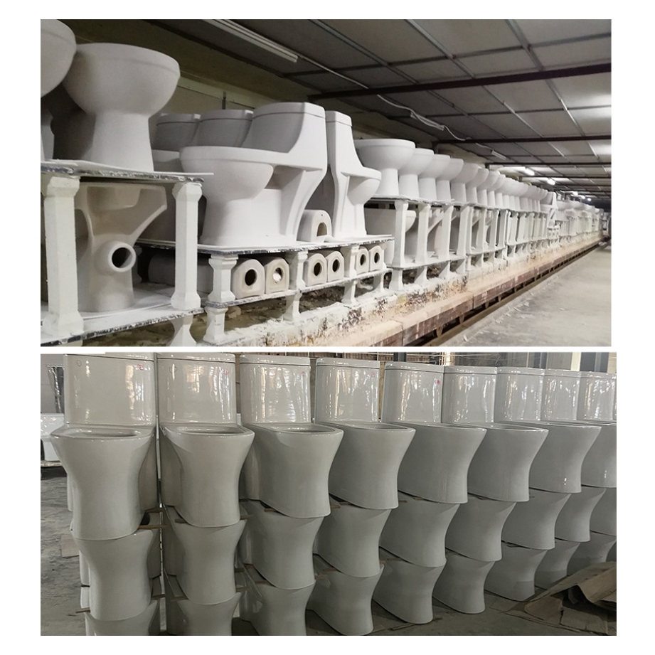 680x370x830mm Chinese Ceramic Floor Mounted WC P Trap Toilets for Bathroom Equipment