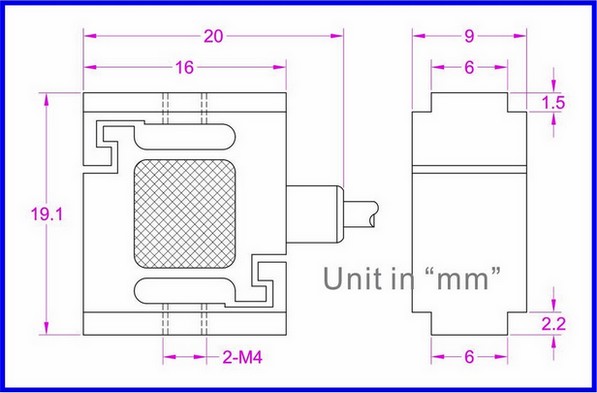 miniature tension compression load cell