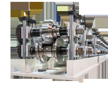 Galvanized Construction Metal Step Riged Cap Roll Forming Machine PLC Control