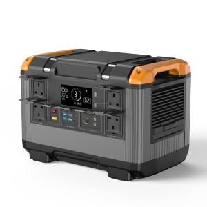 2400W Lifepo4 Portable Solar Power Station Generator With Lithium Ion Battery