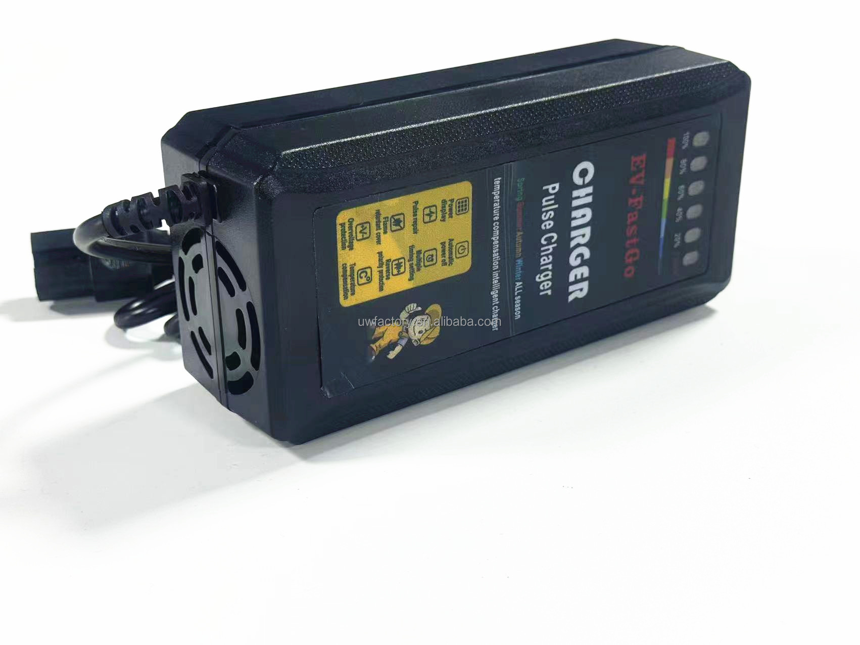 48V12AH/20AH/60V20AH Lead Acid Battery Charger for Electric Scooter Motorcycle Bike 15W/10W/7.5W/5W Automatic Identification