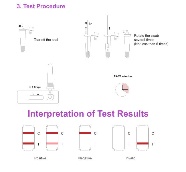 Professional Covid 19 Antigen Test Kit Nasal 25 Tests/Kit Colloidal Gold CE