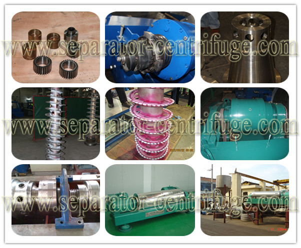 Water Sludge Decanter Centrifuge Decanter Type With PLC Control