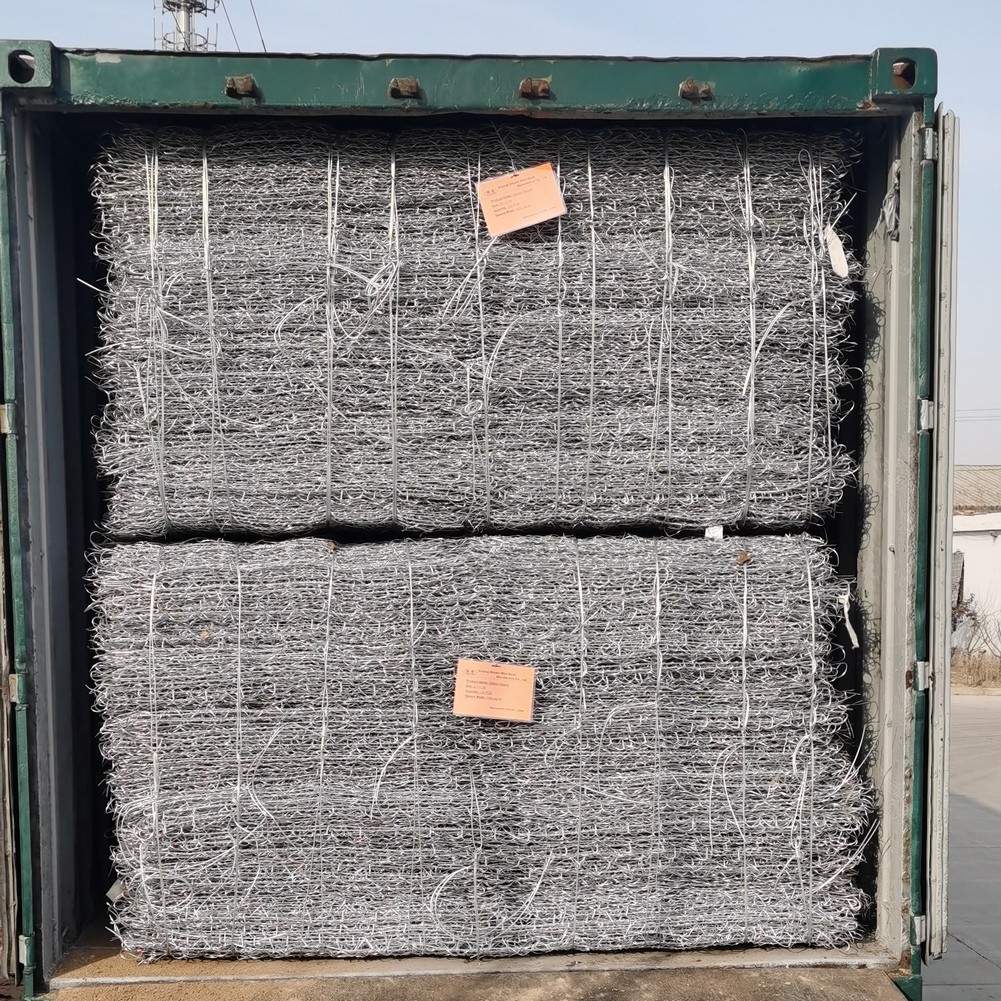Pvc Coated Galvanized 2mm Gabion Wall Retaining Wall Hexagonal Wire Mesh