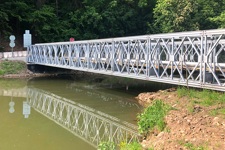Fast Construction Truss Bailey Bridge With Tolerance ±1% And Q355/Grade 350/ASTM A992
