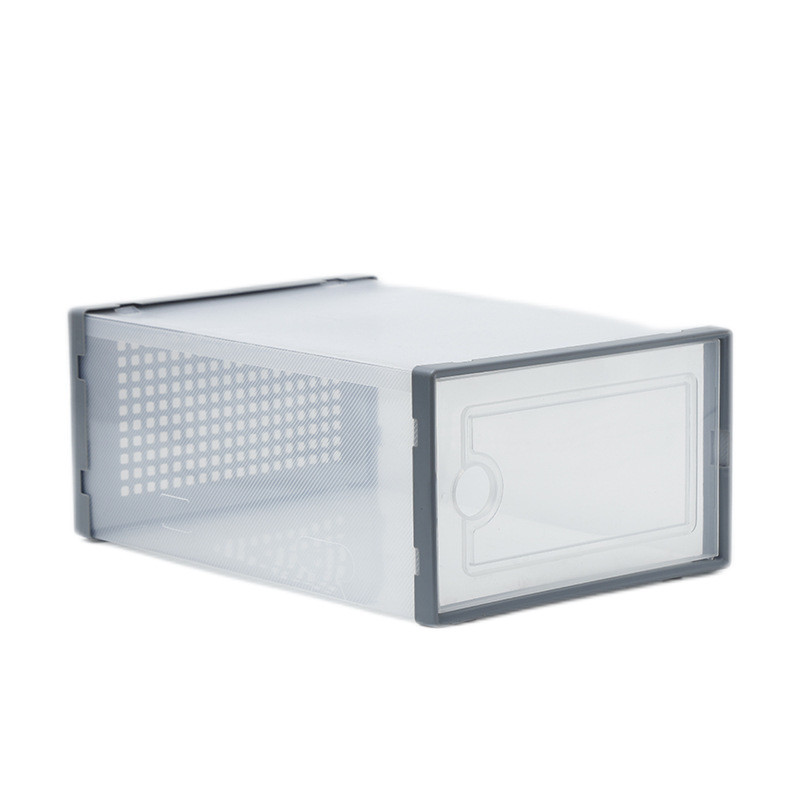 Customized Eco Friendly Transparent Shoe Box with Wax Coating and Blank Finishing