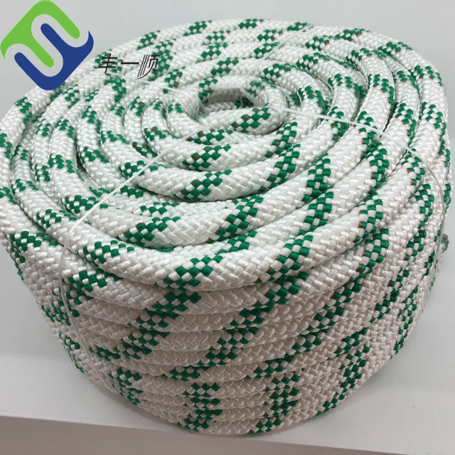 High Uv Resistance 16mm Polyester Combination Rope Playground Climbing Net Rope