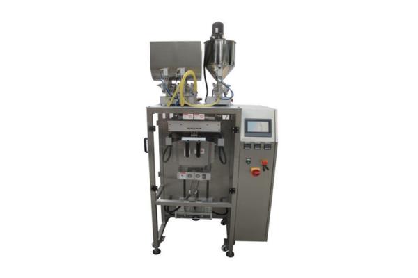 Four Seal Sachet VFFS Packaging Machine , 160mm Bag Width Powder Packaging