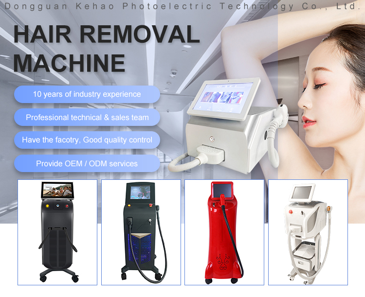 2000W Diode Laser Hair Removal Machine Professional Hair Removal Machine Triple Waves