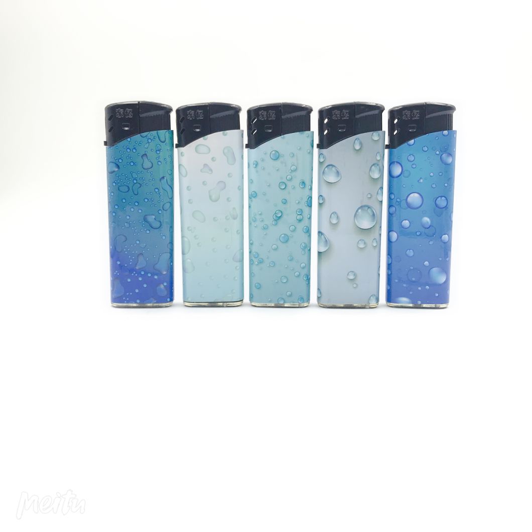 Factory Wholesale Fashion Mini Plastic Disposable Lighter Cigarette Smoking Gas Electronic Lighter