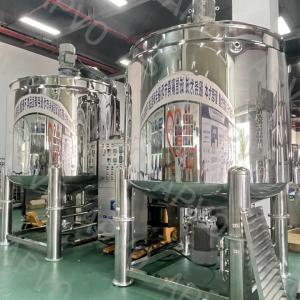 3000L Customized Dishwashing Liquid Mixer Machine With Two Tanks Bottom