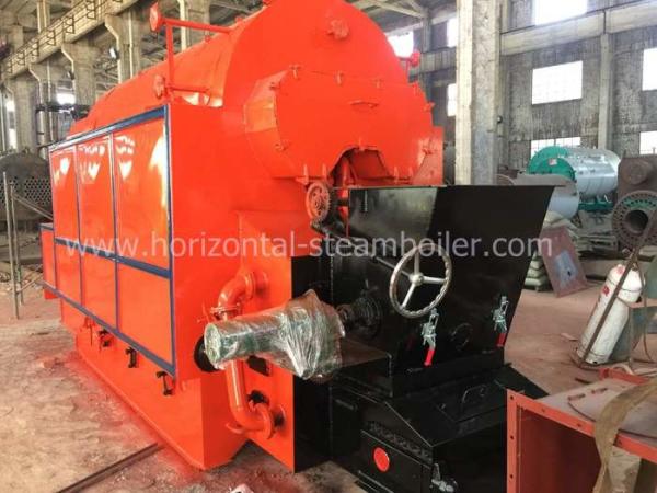 Single Drum Coal Fired Steam Boiler High Capacity 1 Ton 2 Ton Per Hour
