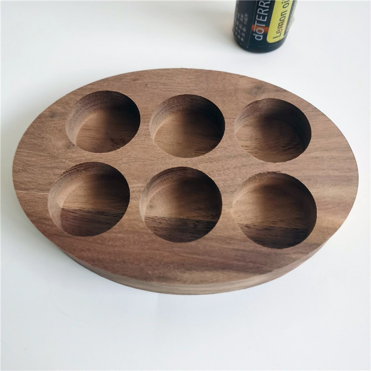 Wooden Essential Oil stand wooden Organizer wooden rack