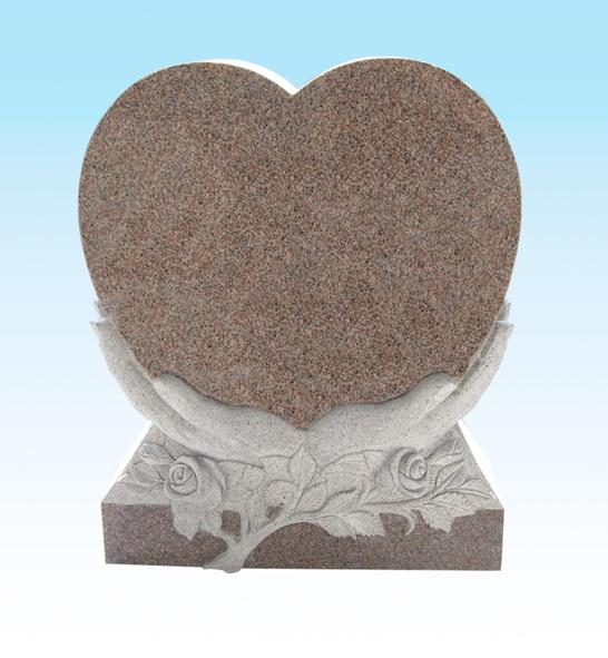 Quality American Style heart shape baby headstone for sale