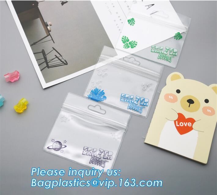 Plastic Bag OEM Custom PVC Loop Handle Image Printed Plastic Shopping Bag,Promotional Clear Waterproof Plastic Cosmetic