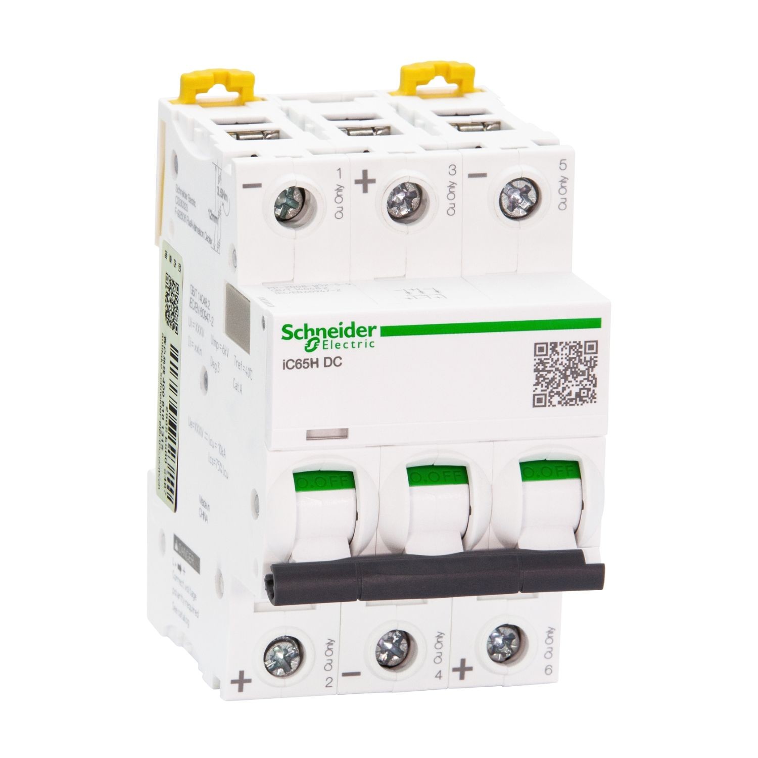 Schneider Telemecanique Acti9 iC65 series DC MCB D Cure 20ka iC65L DC 1P 2P 3P 4P