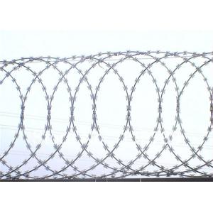 Galvanized razor wire coils anti-rust razor blade barbed wire for cross razor