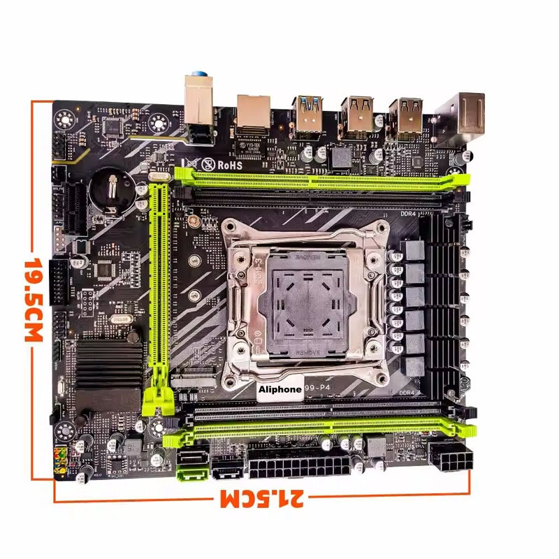 Customized X99 motherboard DDR4 PC LGA 2011-3 motherboard for desktop gaming PC X99 chipset motherboard P4 mainboard