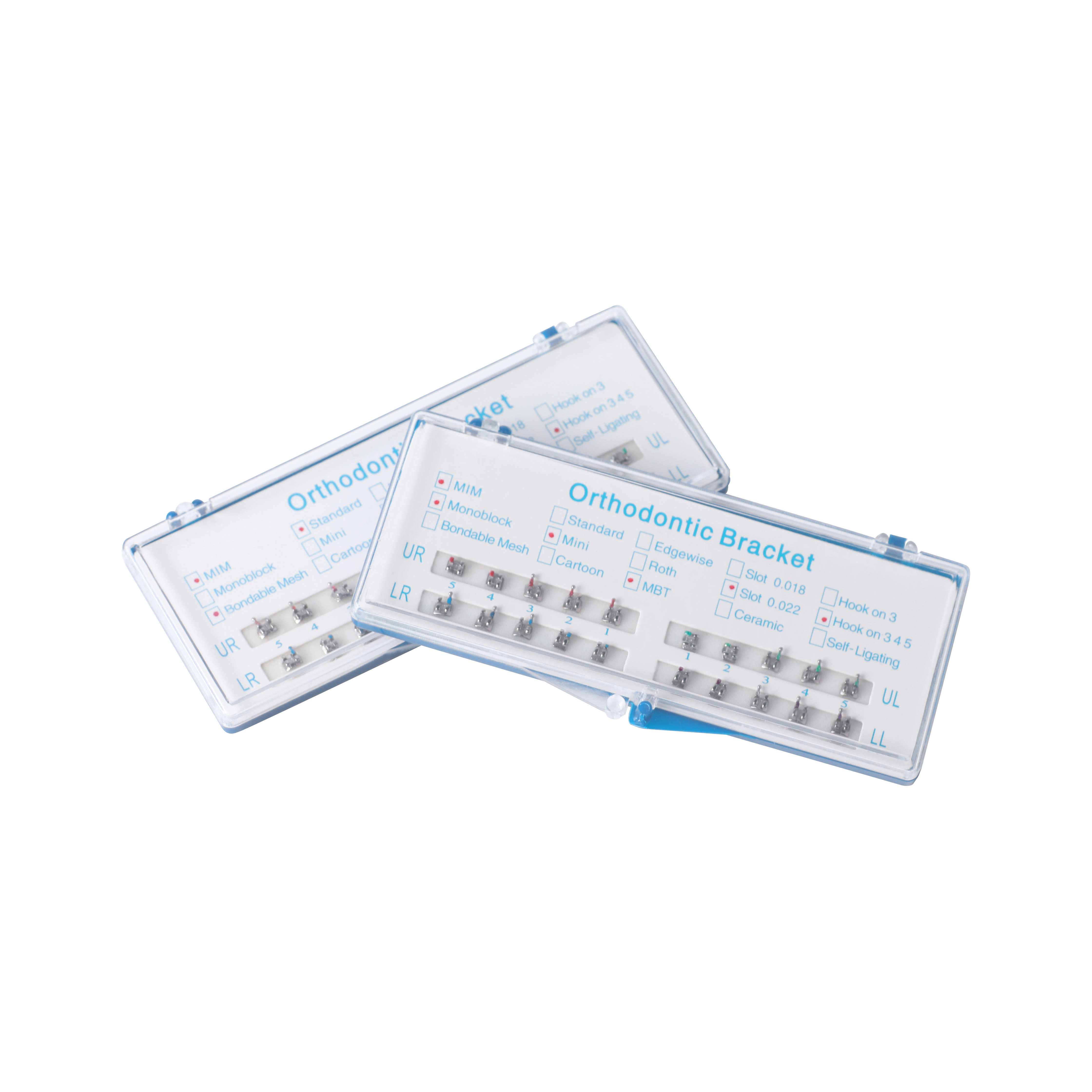 Alignments Malocclusions Ortho Brackets Roth MBT Metal And Ceramic Braces