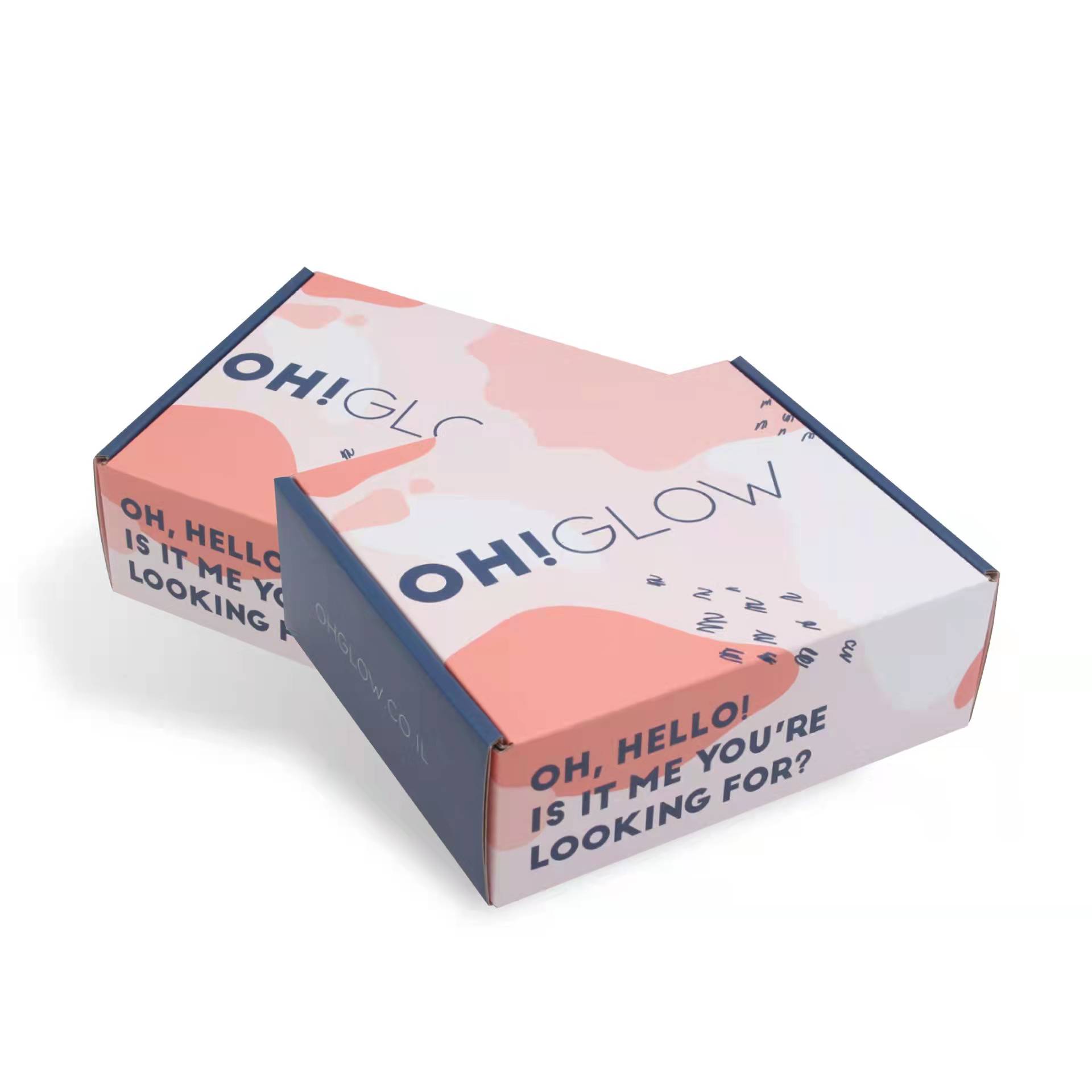 Eco Friendly Cardboard 8x8x3 Mailer Box Shipping Packaging For Garment Shoes