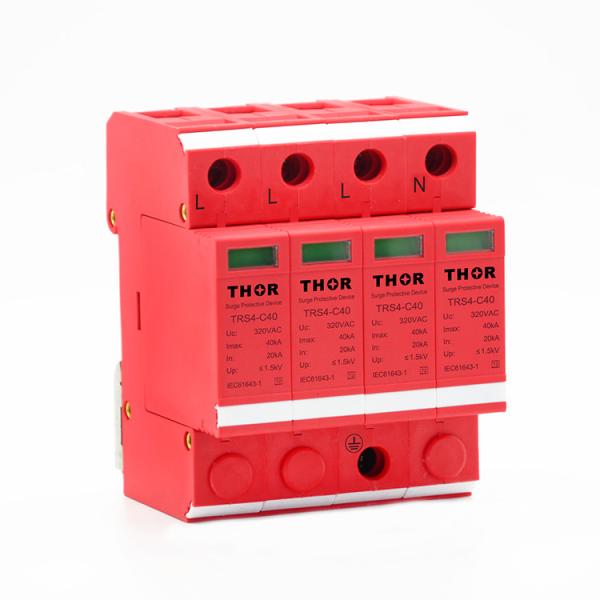 Quality Surge diverter 40KA surge protector lightning protector SPD for sale