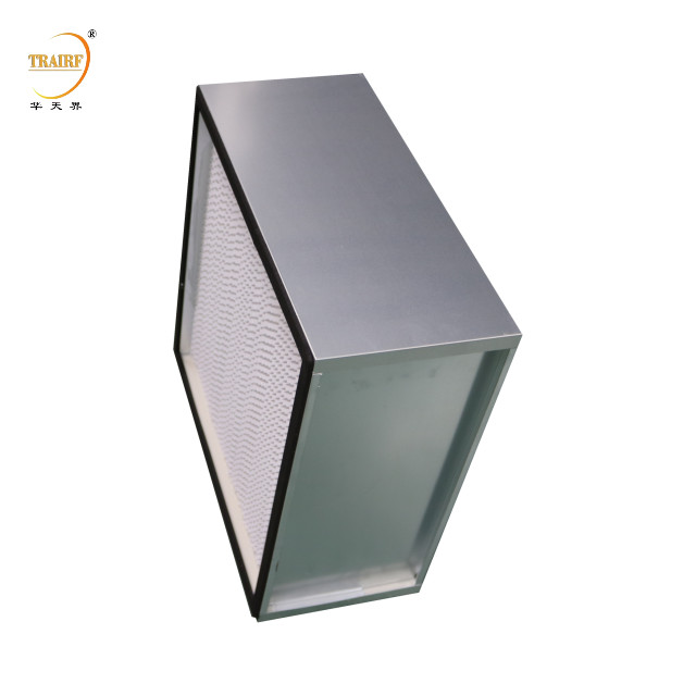 Cleam Room H13 H14 Deep Pleat Hepa Filter with Stainless Frame and Paper Separator