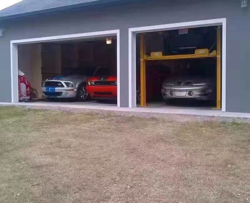Hydraulic 4 Post Garage Lift Car Lifting Equipment With Safety Overload Protection System